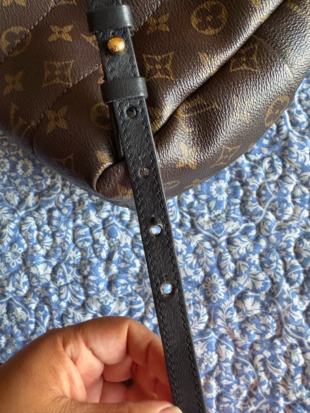 Louis Vuitton Brown/Gold Monogram Mini Backpack Palm Springs PM - Picture 6 of 6